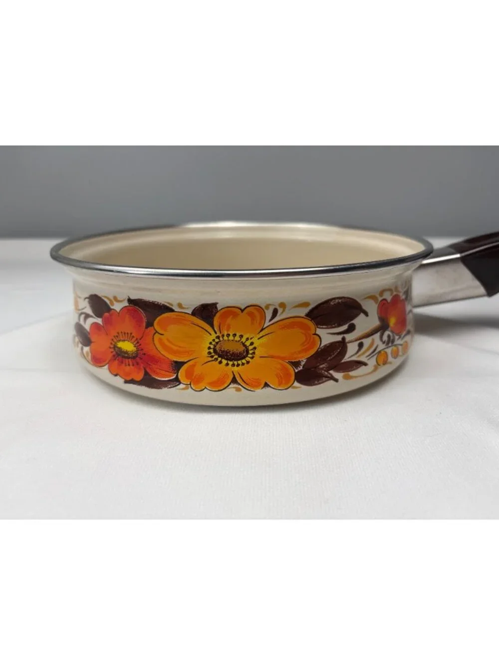 Sanko Ware Moneta Floral Enamel 8